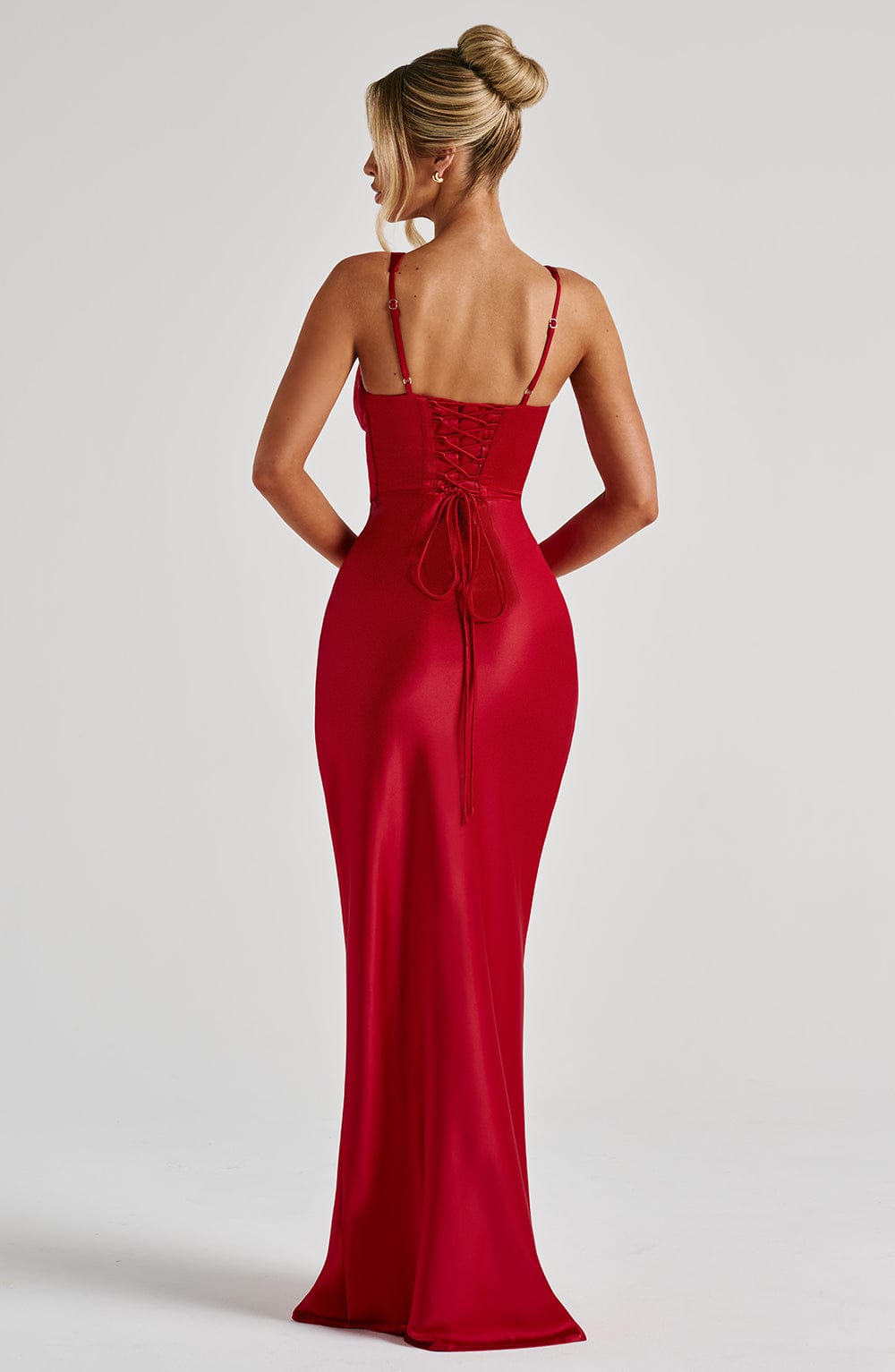 Faith™ - Luxurious and Elegant Red Dress