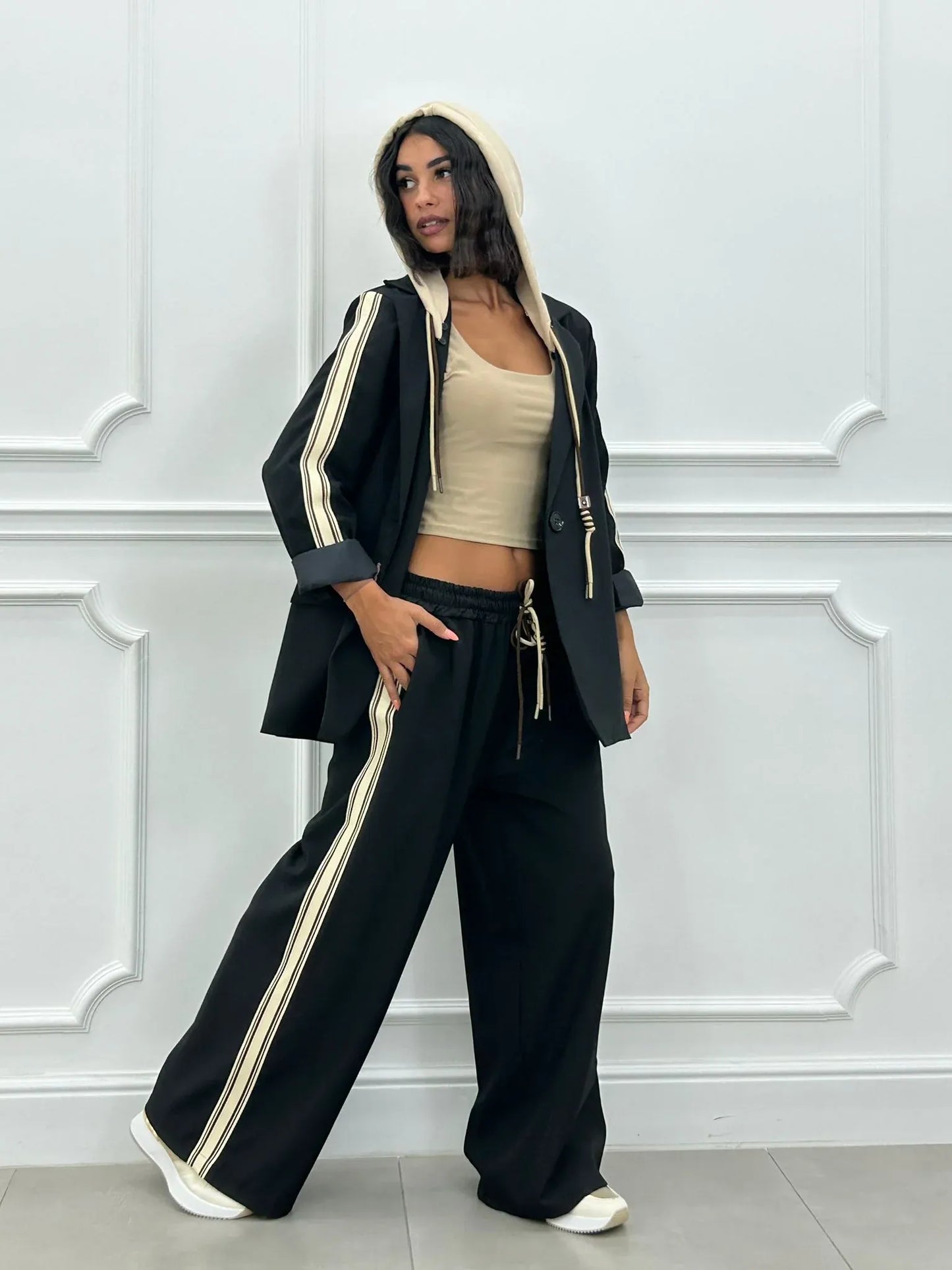 Amelia - Hooded Jacket and Trousers Set