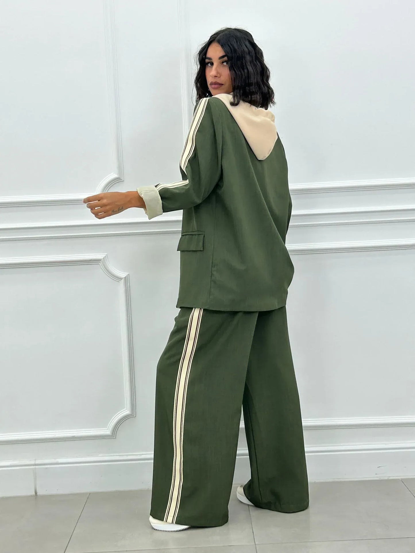 Amelia - Hooded Jacket and Trousers Set