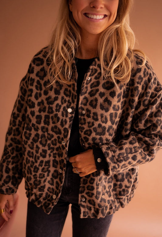 Emily - Trendy Leopard Jacket