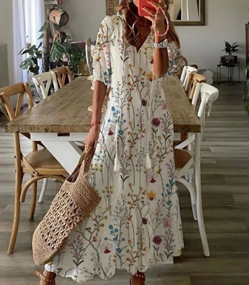 Mandy™ - Bohemian-style long dress