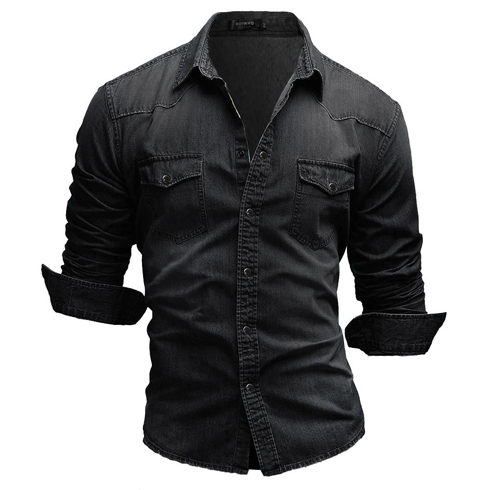 Alan™ - Men's Denim Shirt