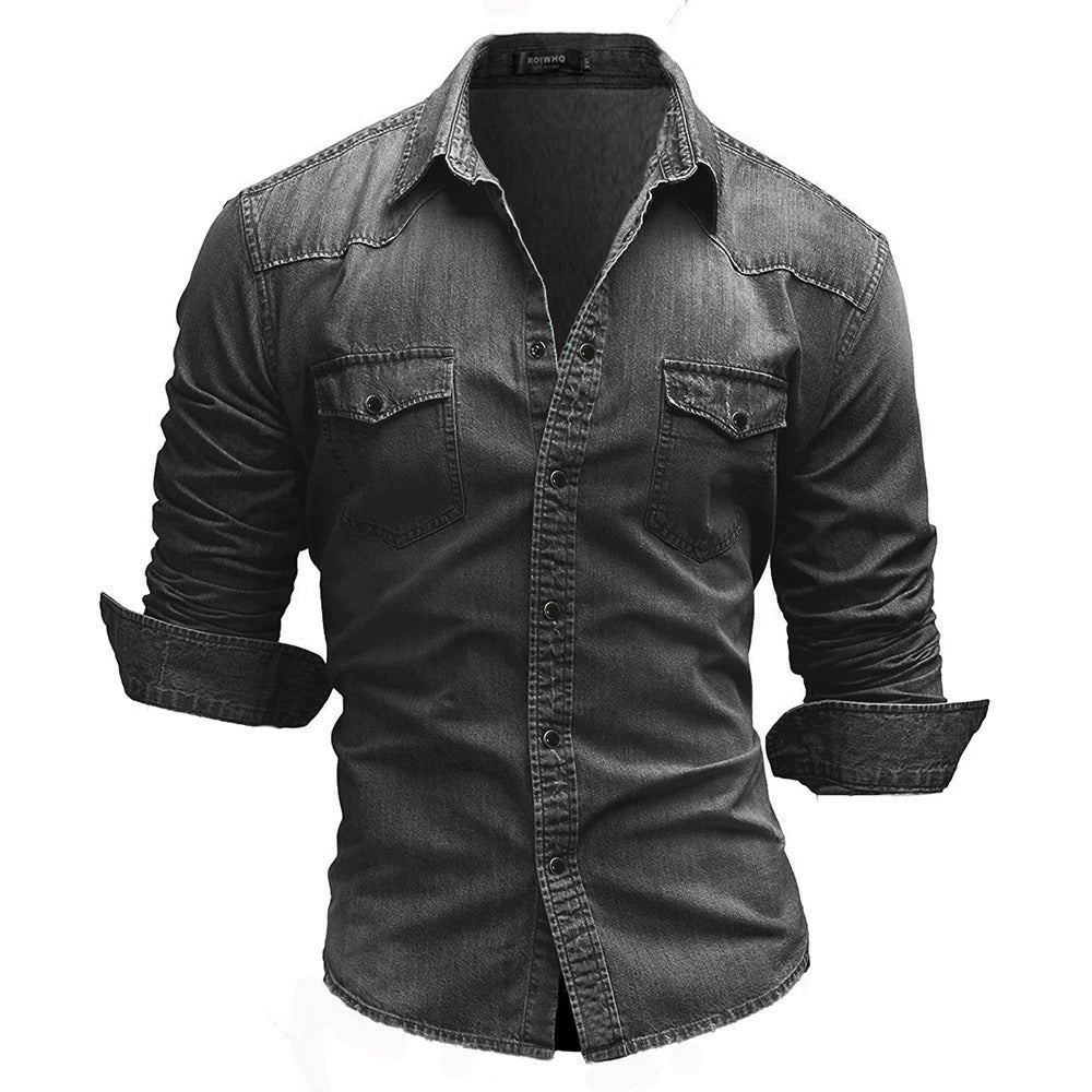 Alan™ - Men's Denim Shirt