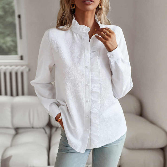 Leonora™ - Elegant Ruffled Shirt