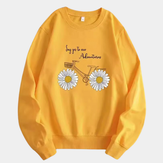 Suri™ - Comfortable Yellow Sweater